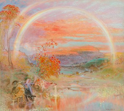 The Rainbow, Malhamdale by William Shackleton